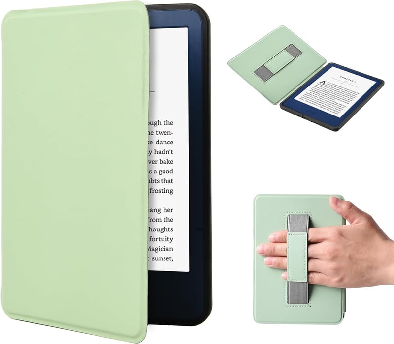 BHHB Kindle 11. generáció 2024 tok karpánttal, automatikus alvás/ébresztés - 6"