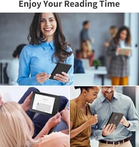 BHHB Kindle 11. generáció (2024/2022) tok csuklópánttal, 6" e-olvasóhoz, auto alvás/ébredés 7