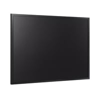 Tabuľa na kriedu Bi-Office Basic, 80 x 60 cm, nemagnetický povrch, čierny MDF rám 3