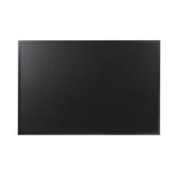 Tabuľa na kriedu Bi-Office Basic, 80 x 60 cm, nemagnetický povrch, čierny MDF rám 2