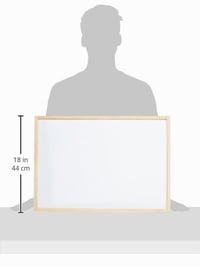 Magnetická tabuľa Bi-Office Budget s dreveným rámom - 60x45 cm 5