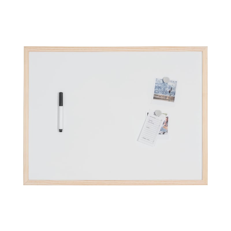 Magnetická tabuľa Bi-Office Budget s dreveným rámom - 60x45 cm