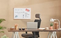 Magnetická tabuľa Bi-Office Budget s dreveným rámom - 60x45 cm 8