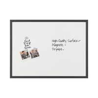 Bi-Office MM01001161 Magnetická biela tabuľa s MDF rámom, lakovaná oceľ, 40 x 30 cm, čierna 1