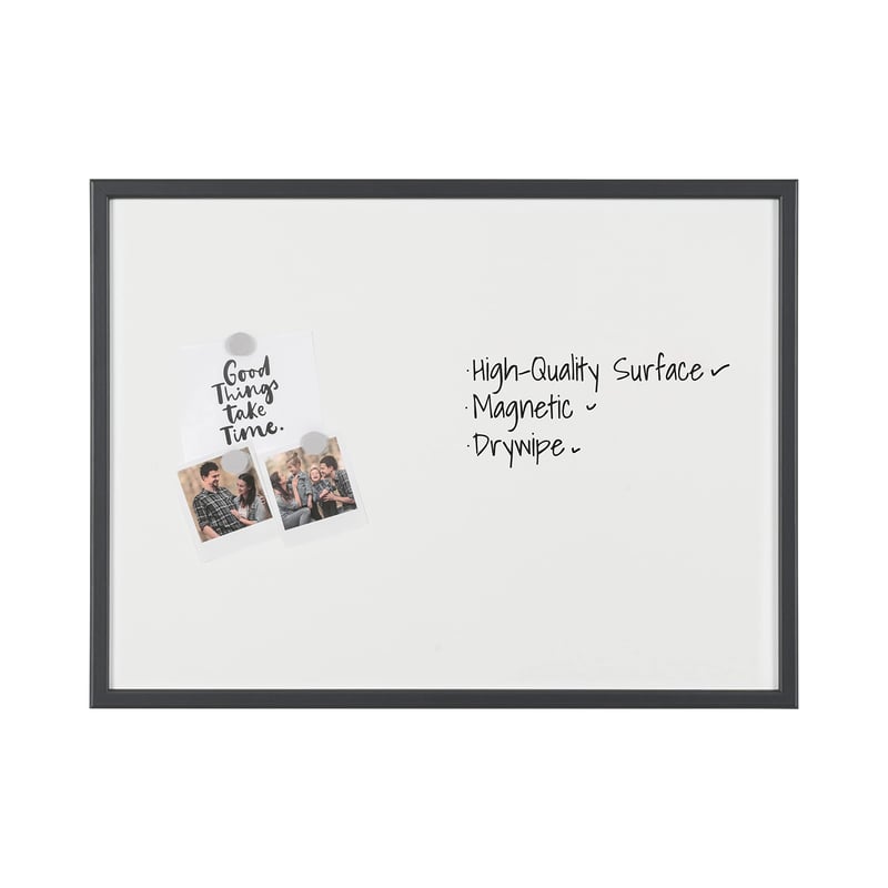 Bi-Office MM01001161 Magnetická biela tabuľa s MDF rámom, lakovaná oceľ, 40 x 30 cm, čierna