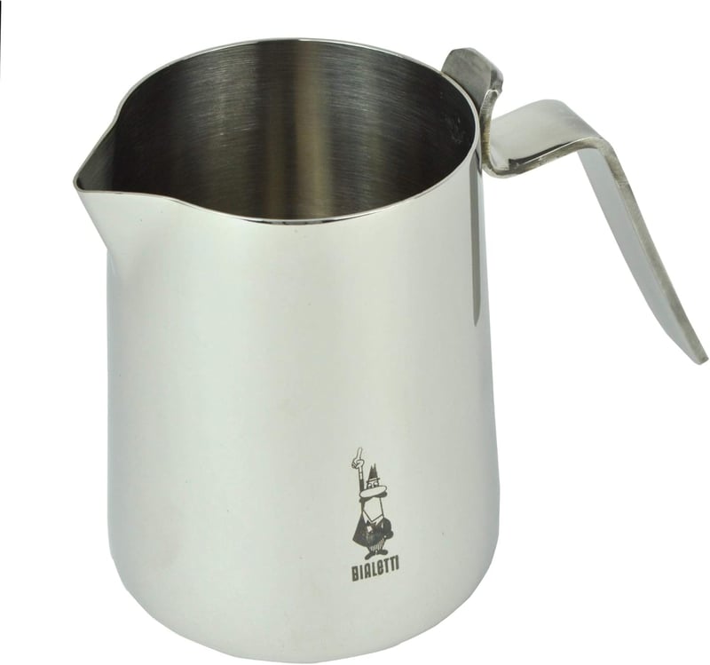 Bialetti Bricco vrč za mlijeko od nehrđajućeg čelika, srebrni