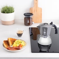 Indukčný kávovar Bialetti Brikka, 4 šálky (170 ml), espresso v kvalite ako z baru, na všetky typy varičov, strieborný 5