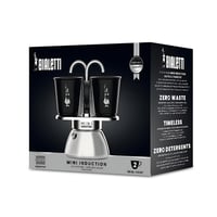 Bialetti Mini Express Induction aparat za kavu (kafetijera) za 2 osobe (100 ml), za sve vrste štednjaka, crni 3