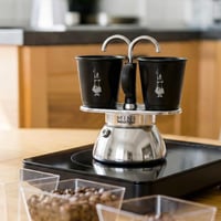 Bialetti Mini Express Induction aparat za kavu (kafetijera) za 2 osobe (100 ml), za sve vrste štednjaka, crni 5