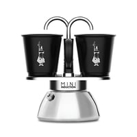 Bialetti Mini Express Induction aparat za kavu (kafetijera) za 2 osobe (100 ml), za sve vrste štednjaka, crni 1