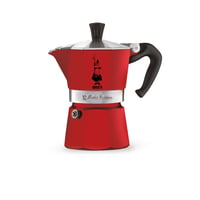 Ikonický moka kávovar Bialetti Moka Color na 1 šálku (60 ml), hliník, červený, na prípravu tradičného talianskeho espressa 1