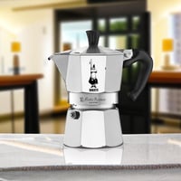 Bialetti Moka Express kafetijera za 3 šalice - 130 ml, aluminij, srebrna, tradicionalno talijansko kuhalo za espresso za štednjak 5
