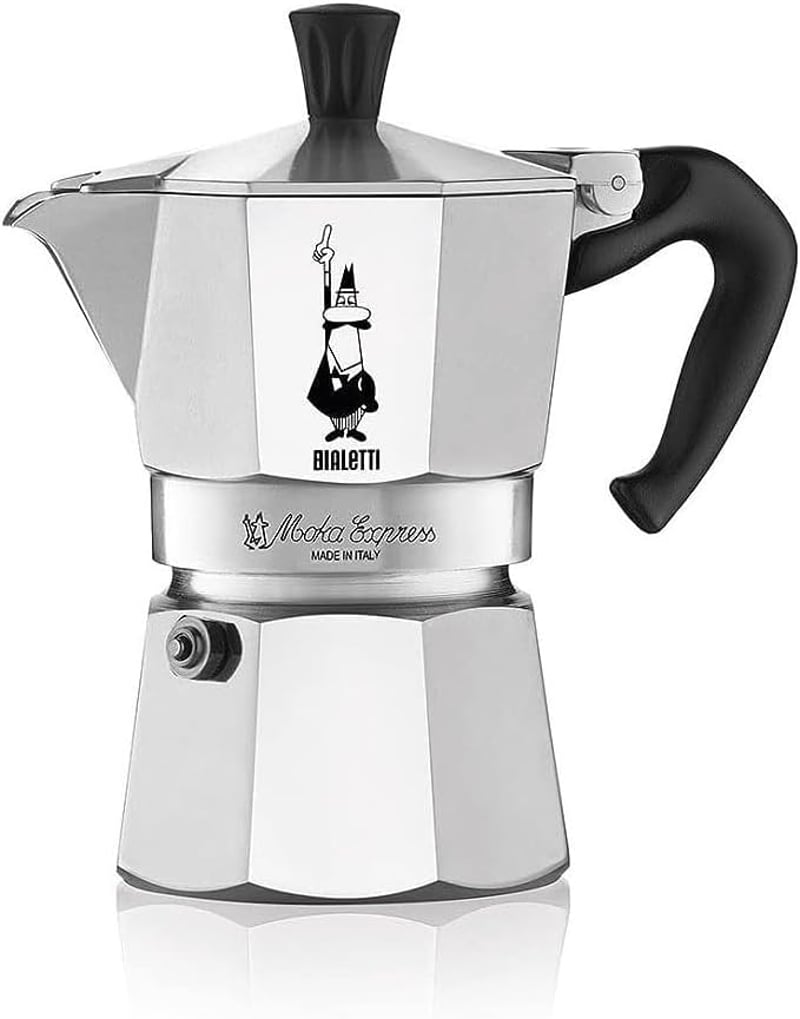 Bialetti Moka Express 4 csészés alumínium kávéfőző szürke - 4 cups