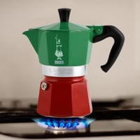 Bialetti Moka Express 5322 Alumínium Kávéfőző Zöld/Piros - 3 cups 4