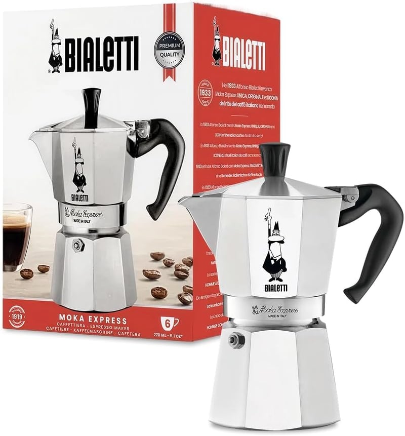 Bialetti Moka Express 6 személyes kávéfőző mokka készülék