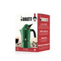 Cafetieră Bialetti Moka Express Alpina 3 cești (130 ml) Aluminiu Verde pentru plită cu inducție 4