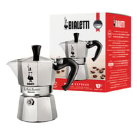 Bialetti Moka Express aparat za kavu (kafetijera) za 1 šalicu (60 ml) – Klasični talijanski espresso, aluminij, srebrni 1