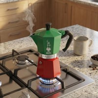 Cafetieră Bialetti Moka Express 6 cești, 270 ml, Aluminiu, Argintiu, Espresso tradițional italian pentru aragaz 5