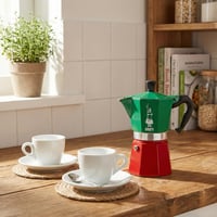 Cafetieră Bialetti Moka Express 6 cești, 270 ml, Aluminiu, Argintiu, Espresso tradițional italian pentru aragaz 6
