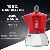 Kávovar Bialetti Moka Induction 2 šálky 100 ml červený 7