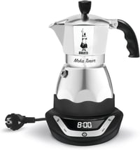 Bialetti Moka Timer elektromos kávéfőző beépített időzítővel 3 csészés 365W fekete 2