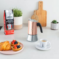 Cafetieră Bialetti New Venus Bronze, 4 cești (170 ml), inducție, oțel inoxidabil, mâner anti-arsuri 4