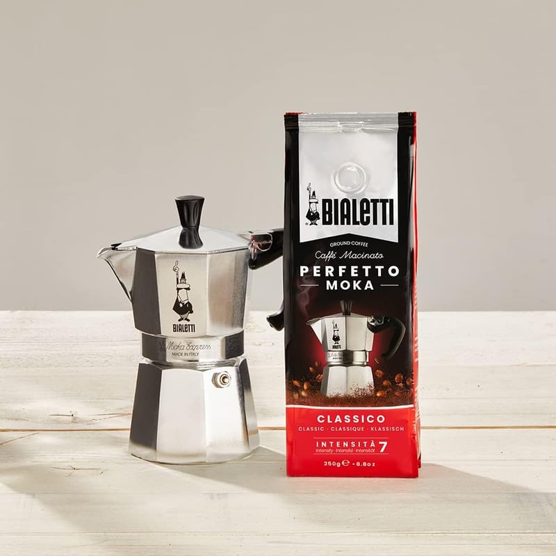 Bialetti Perfect Moka 3 csészés espresso készülék 130 ml alumínium - 3 cups + Perfetto Moka