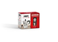 Bialetti Perfect Moka kafetijera za 3 šalice (130 ml), aluminij + 250 g kave Perfetto Moka 1