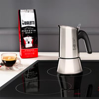 Bialetti Venus indukcijsko kuhalo za kavu od nehrđajućeg čelika, 6 šalica, 235 ml, za sve vrste štednjaka, srebrno 3