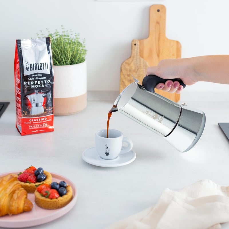 Bialetti Venus Indukciós Moka Kanna Rozsdamentes Acél 4 Csészés - 4 cups, New Venus