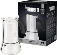 Bialetti Venus Indukciós Moka Kanna Rozsdamentes Acél 4 Csészés - 4 cups, New Venus 1