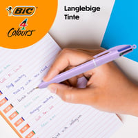 Sada guľôčkových pier BIC 4 Colours Décor Box – stredný hrot (1,0 mm), kovová krabička, 8 ks 5