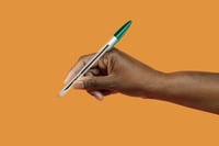 Pix BIC Cristal Original, vârf mediu (1,0 mm) - Verde, set 50 bucăți - Pentru școală și birou 7