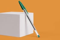 Pix BIC Cristal Original, vârf mediu (1,0 mm) - Verde, set 50 bucăți - Pentru școală și birou 5