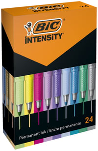 Set metalik i pastelnih markera BIC Intensity - 24 kom. 2