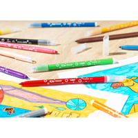Sada farebných fixiek BIC Kids Kid Couleur – 18 ks rôznych farieb, stredný hrot, v kartónovom puzdre 4