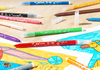 Sada farebných fixiek BIC Kids Kid Couleur – na kreatívne kreslenie pre deti 3