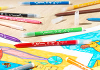 Sada farebných fixiek BIC Kids Kid Couleur – na kreatívne kreslenie pre deti 6