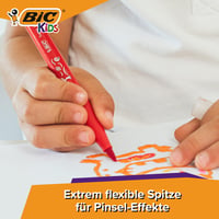 Set Carioci cu Pensulă BIC Kids Visaquarelle – 10 Bucăți, Carioci Lavabile pentru Copii, Culori Asortate 4
