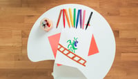 Set Carioci cu Pensulă BIC Kids Visaquarelle – 10 Bucăți, Carioci Lavabile pentru Copii, Culori Asortate 8