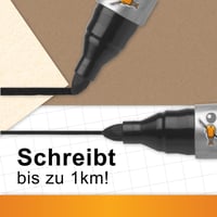 Permanentný popisovač BIC Marking 2000 čierny, 1,7 mm hrot, vodeodolný, na sklo, kov a drevo, balenie 12 ks 5