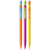 Creion mecanic BIC Matic Strong 0,9 mm HB - Culori asortate, pachet de 12 bucăți, cu 3 mine fiecare 2