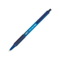 Guľôčkové pero BIC Soft Feel Clic, výsuvné, 1,0 mm, 12 ks – modré 3