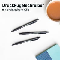 Guľôčkové pero BIC Softfeel Clic Grip čierne - 11 ks 5