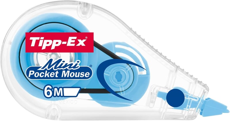 BIC Tipp-Ex Fashion Mini Pocket egérforma hibajavító szalag 5mm x 5m 10db - 10 Stück, Single