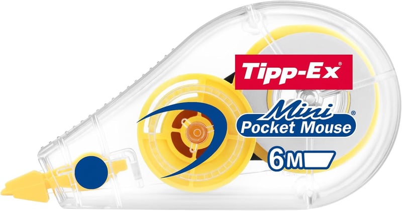 BIC Tipp-Ex Fashion Mini Pocket egérforma hibajavító szalag 5mm x 5m 10db - 10 Stück, Single