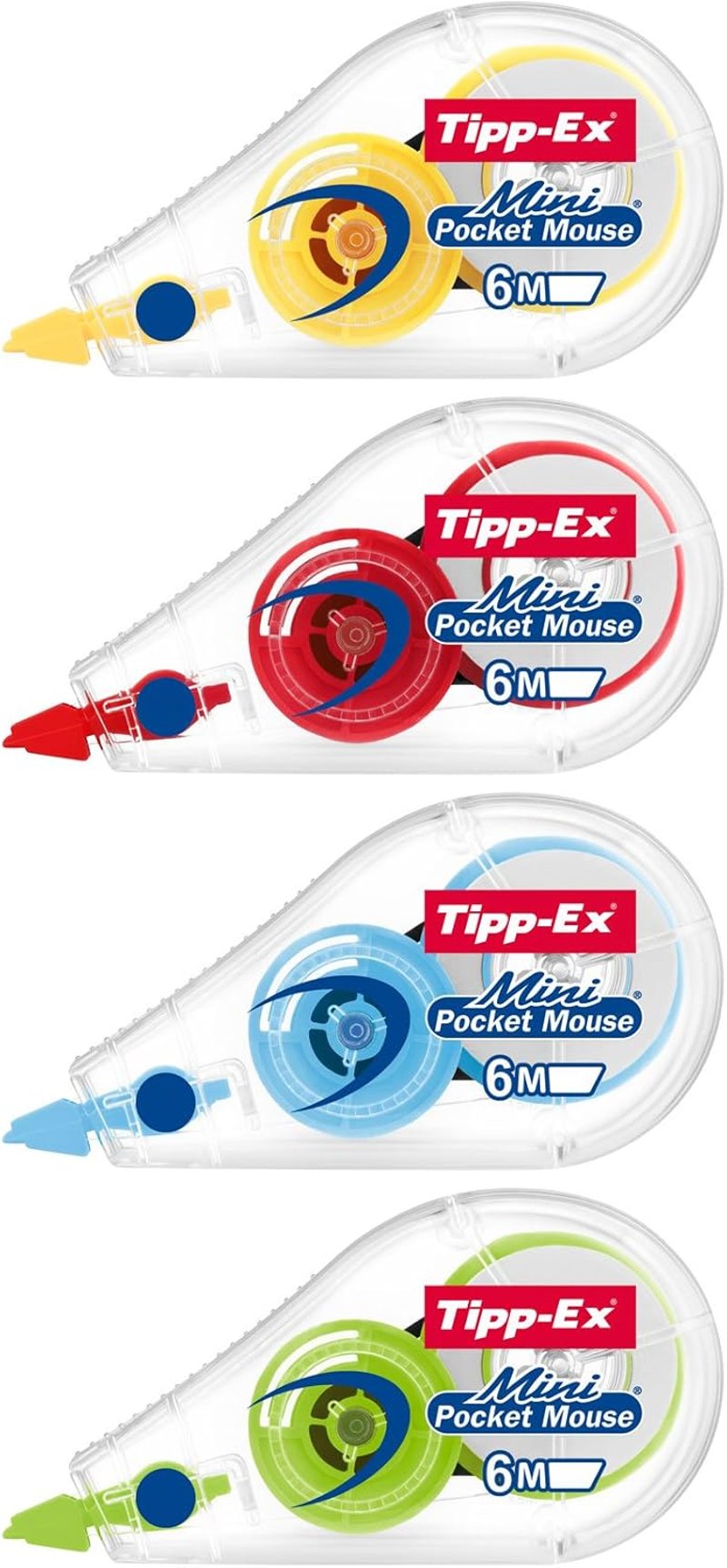 BIC Tipp-Ex Fashion Mini Pocket egérforma hibajavító szalag 5mm x 5m 10db - 10 Stück, Single