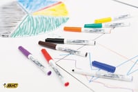 BIC Velleda 1741 Popisovač na bielu tabuľu, stredný guľatý hrot, modrý, 5 kusov v balení 5