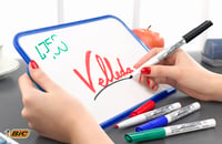 BIC Velleda 1741 Popisovač na bielu tabuľu, stredný guľatý hrot, modrý, 5 kusov v balení 4