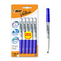 BIC Velleda 1741 Popisovač na bielu tabuľu, stredný guľatý hrot, modrý, 5 kusov v balení 1